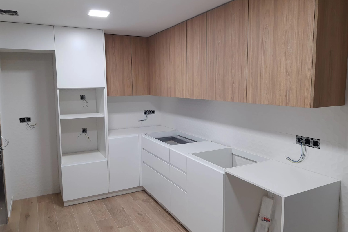reforma rápida de cocina en Badalona